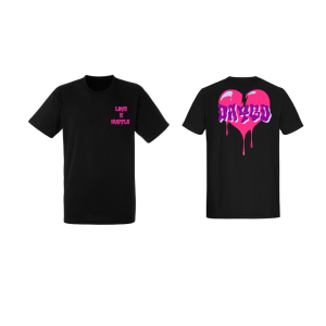 Retro Wave - Black Shirt Pink/Purple