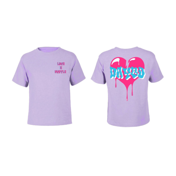 Retro Wave - Lt. Purple Shirt Pink/Baby Blue
