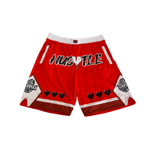 Daygo Hustle Red/White/Black Shorts