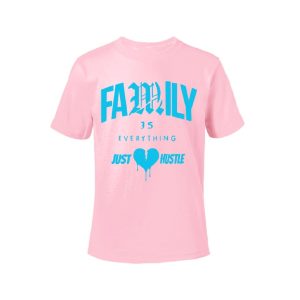 Family Shirt Pink/Baby Blue